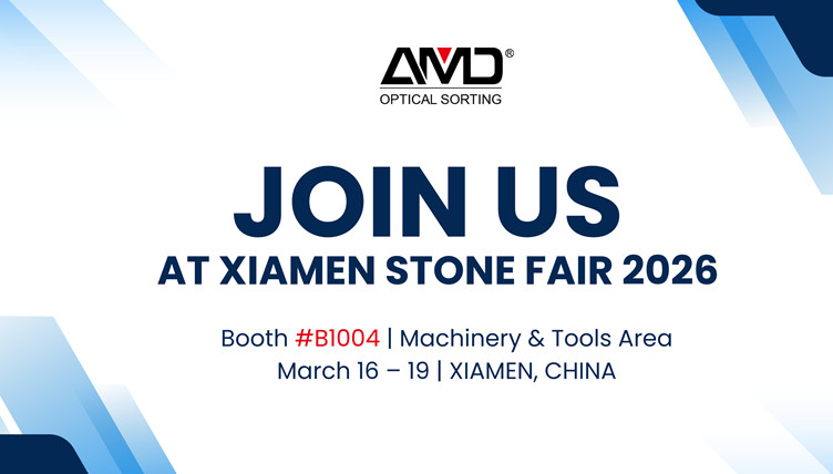 Компания AMD ORE SORTING представит свою продукцию на выставке Xiamen Stone Fair 2026.