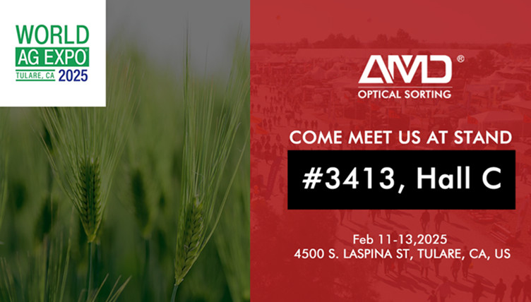Оптическая сортировка AMD® будет представлена ​​на выставке World Ag Expo 2025